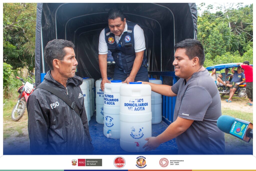 Director Ejecutivo de la Red de Salud de Alto Amazonas,  Supervisa las atenciones de salud a favor de damnificados por inundaciones